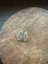 Mini Cross Earrings