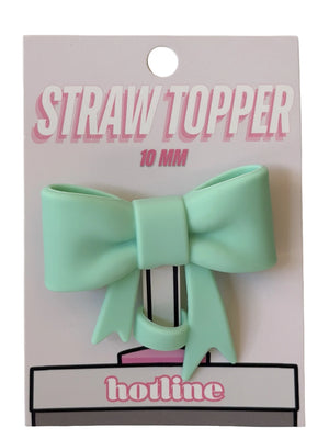 Bow Straw Toppers