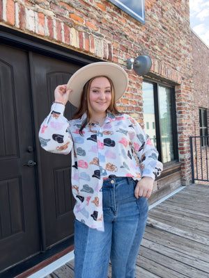 Cowgirl Up Blouse