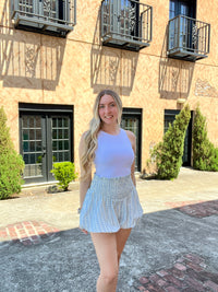 Azure Breeze Bubble Shorts