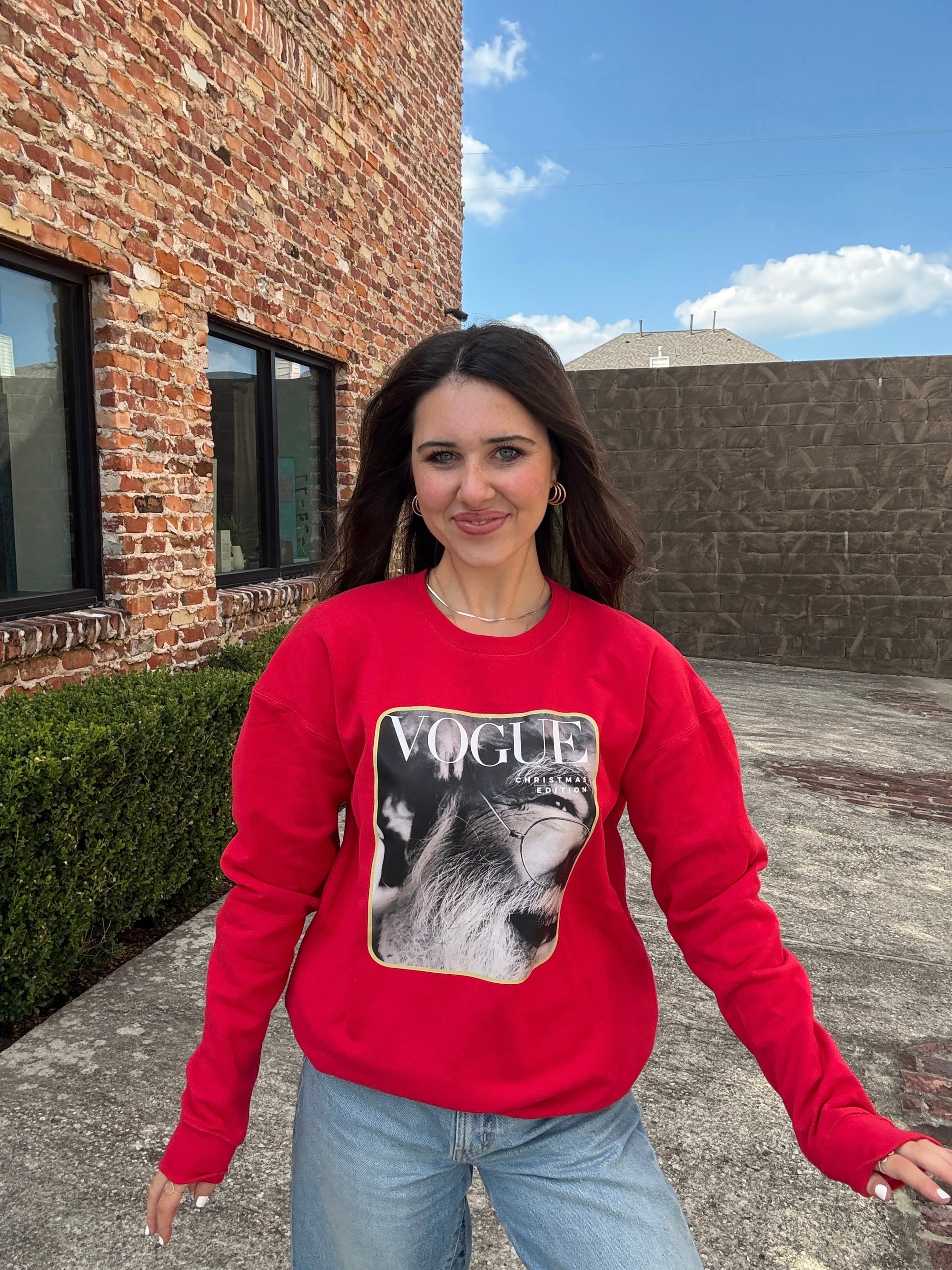 Vogue Santa Sweatshirt
