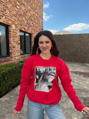 Vogue Santa Sweatshirt