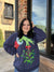 Queen of Sparkles Grinch Mistletoe Hand Sweatshirt