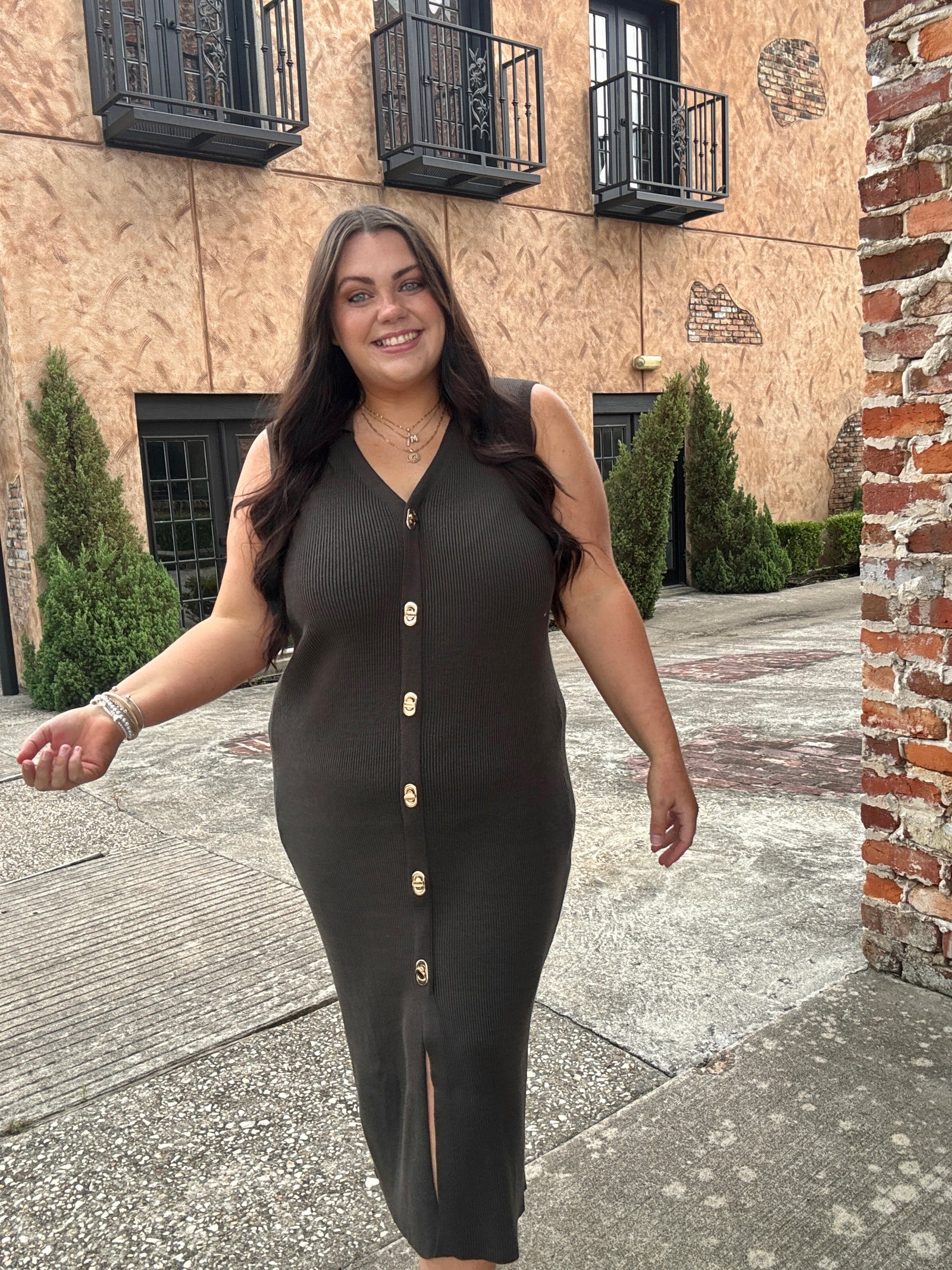 Verdant Muse Sweater Dress