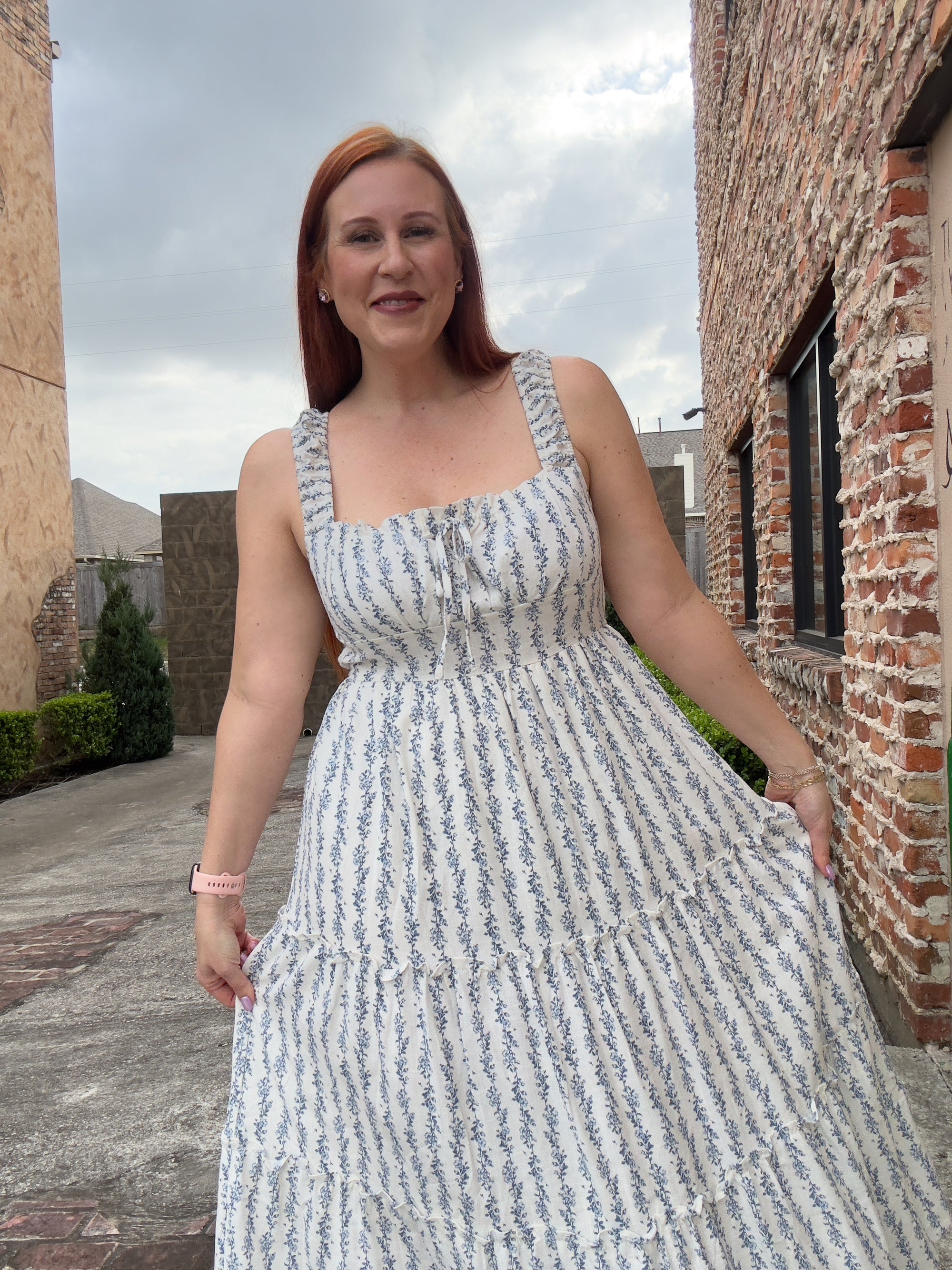 The Fleur de Bleu Dress