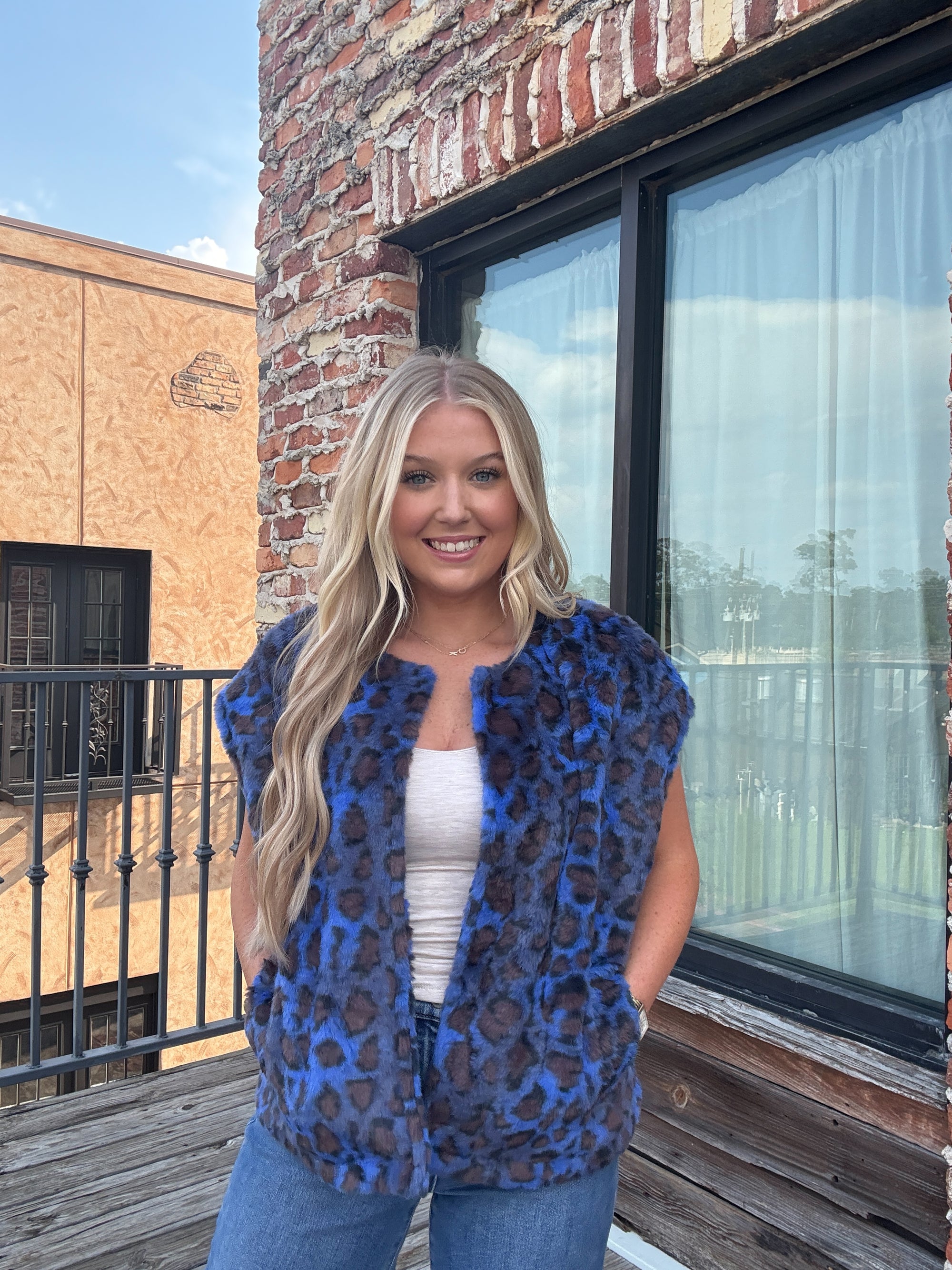 Leopard Blues Vest