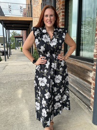 Midnight Floral Dress