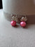 Rose Pearl Bow Earrings