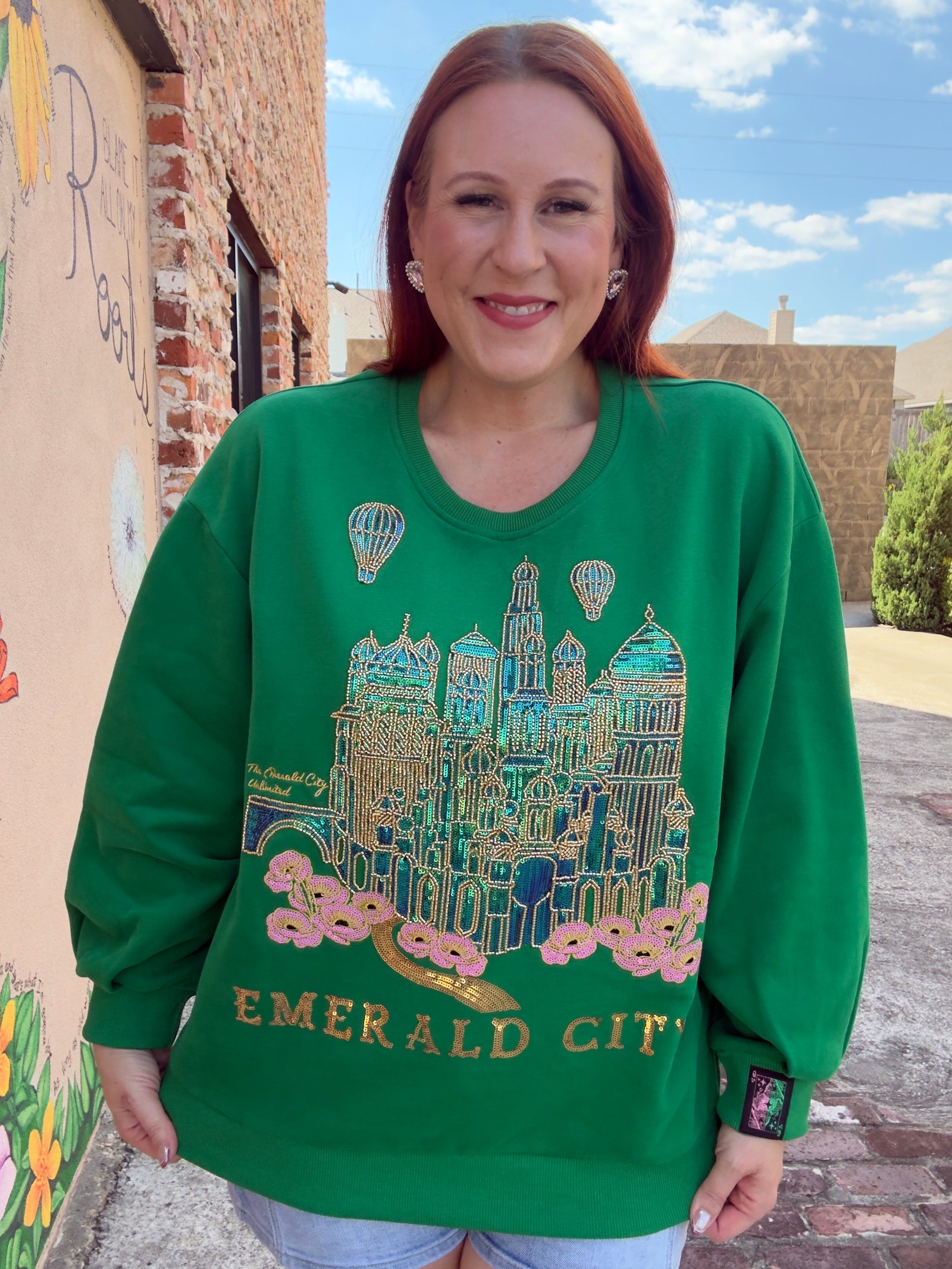 Queen of Sparkles Licensed Emerald City Sweatshirt