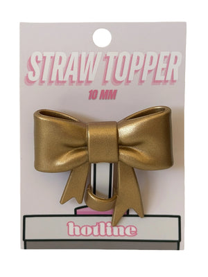 Bow Straw Toppers