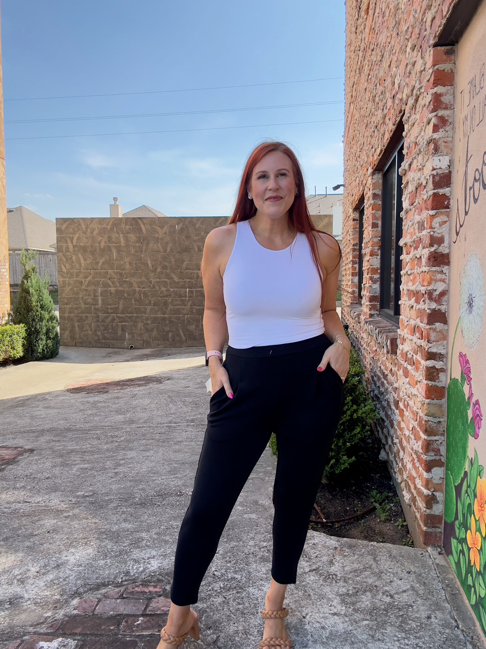 Pleated Scuba Trouser