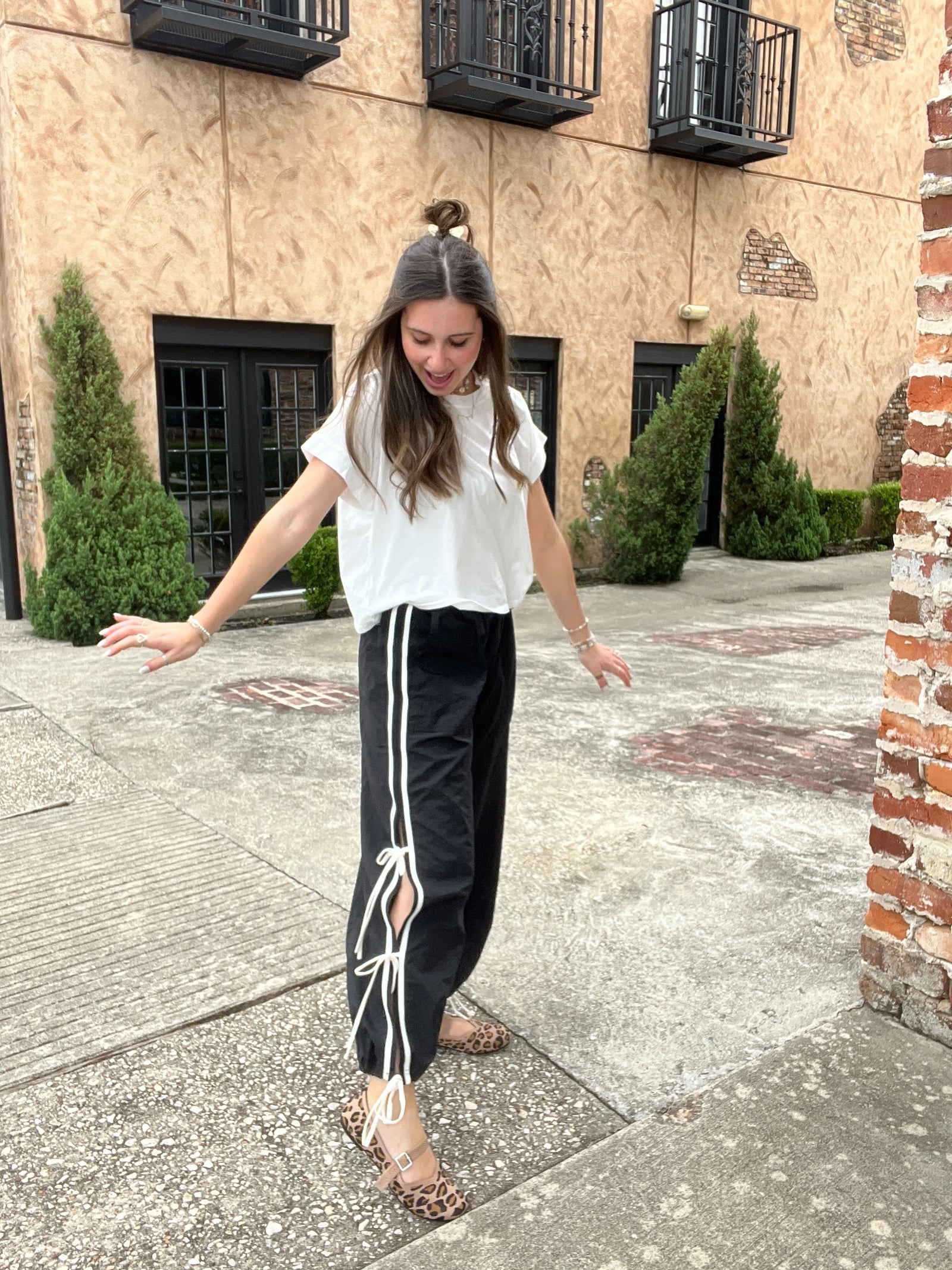 Bow Track Pants