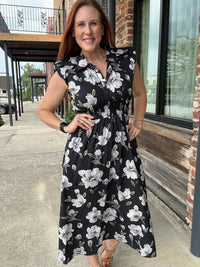 Midnight Floral Dress