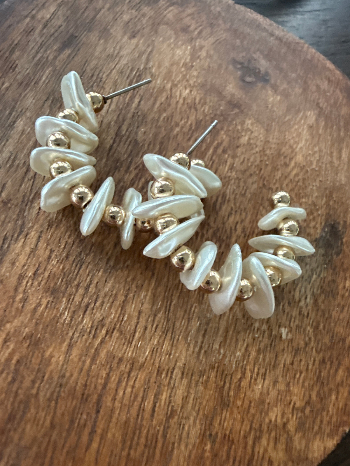 Pearl & Bead Hoops