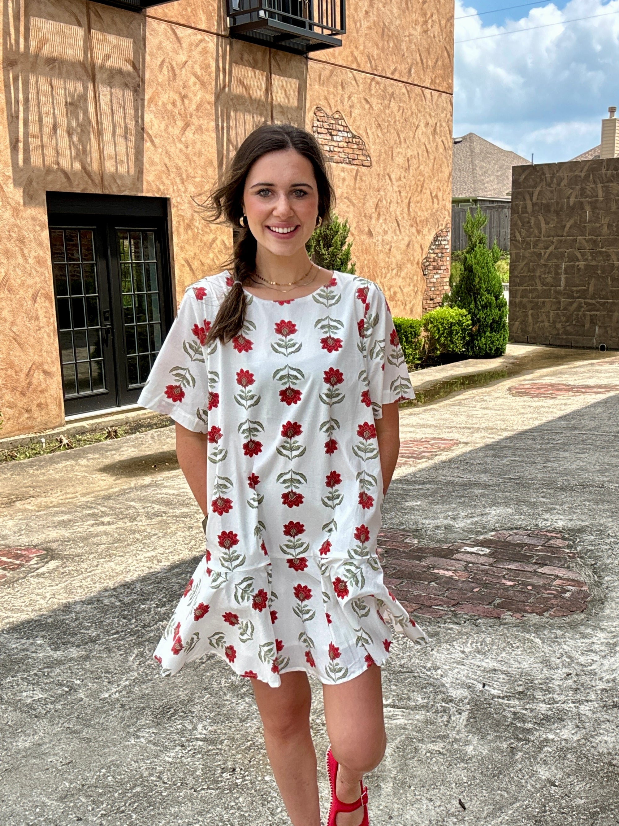 Sunset Floral Dress