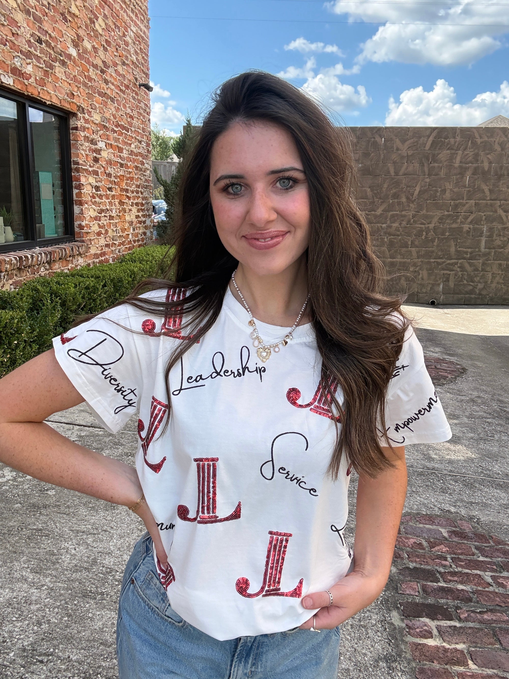 Queen of Sparkles Licensed Junior League Custom Tee