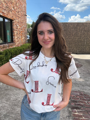 Queen of Sparkles Licensed Junior League Custom Tee