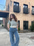 Laurel Mid-Rise Wide Leg Jean