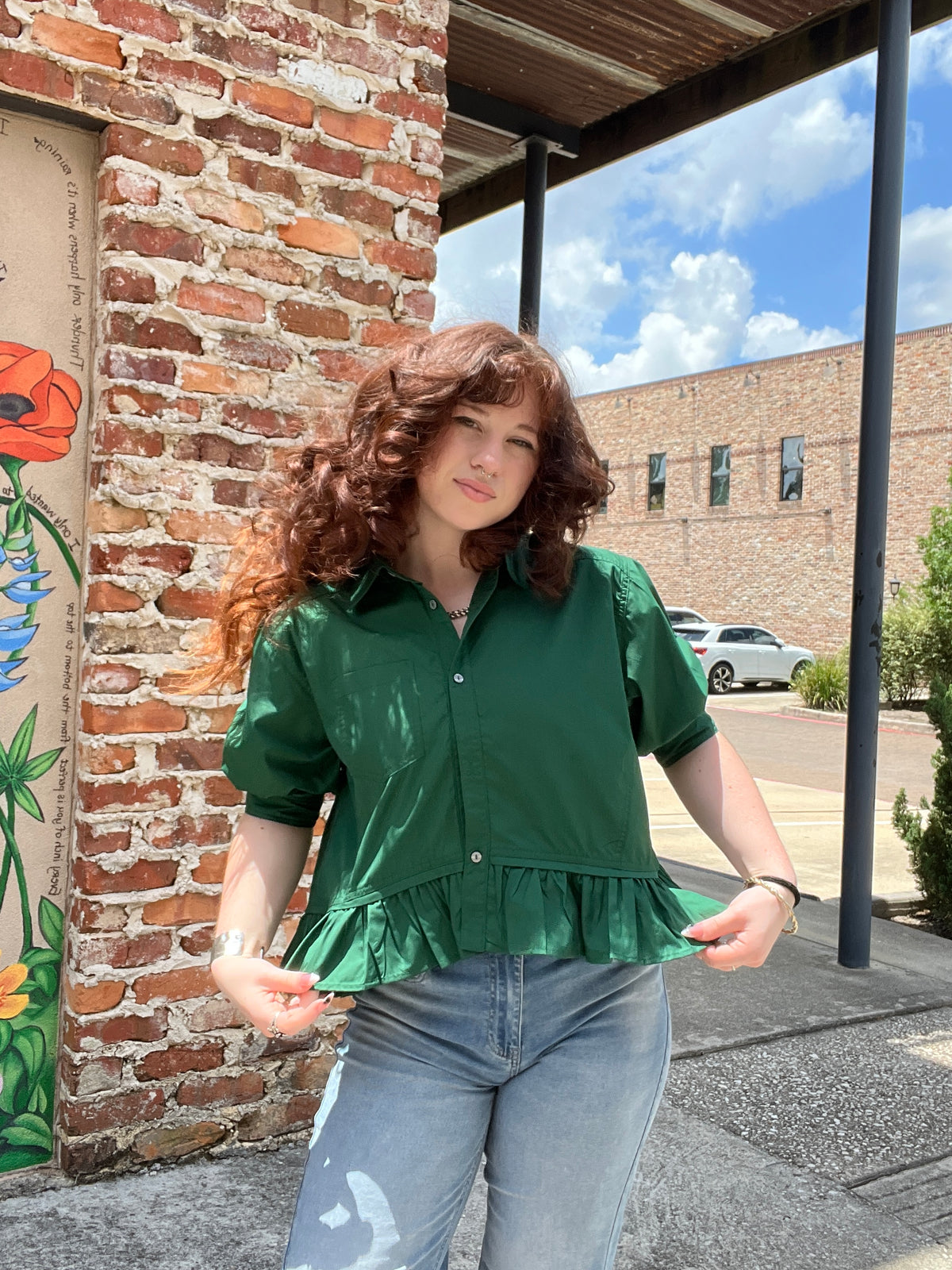 The City Hem Blouse