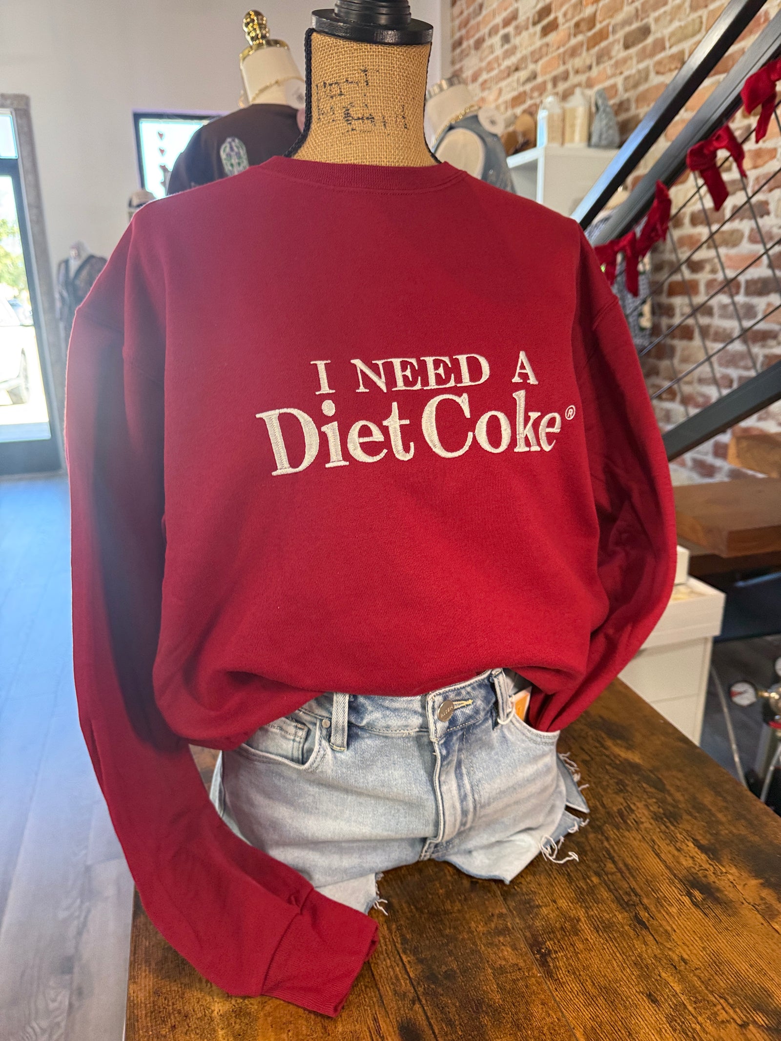 I Need A Diet Coke Sweatshirt