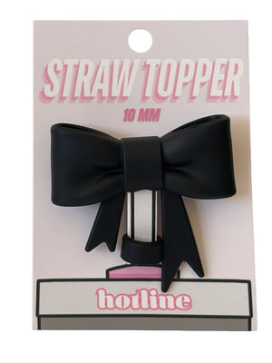 Bow Straw Toppers
