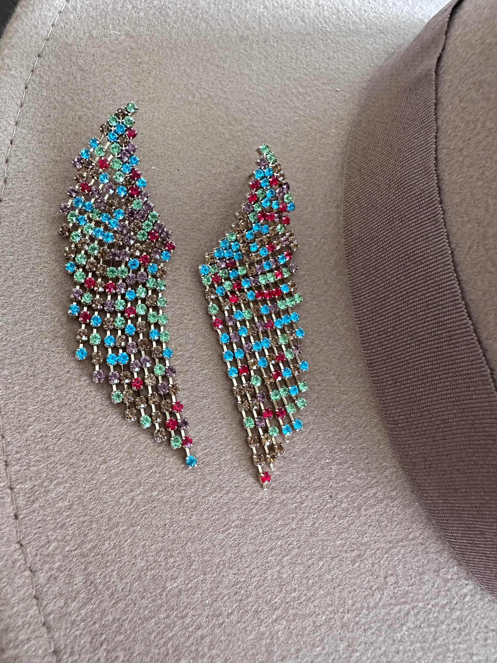 Colorful Crystal Earrings