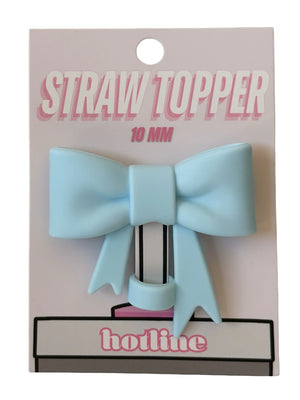 Bow Straw Toppers