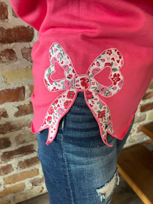 Floral Bow Sweatshirts