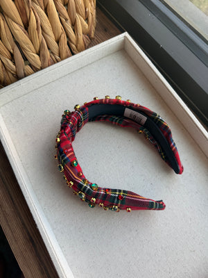 Christmas Plaid Headband
