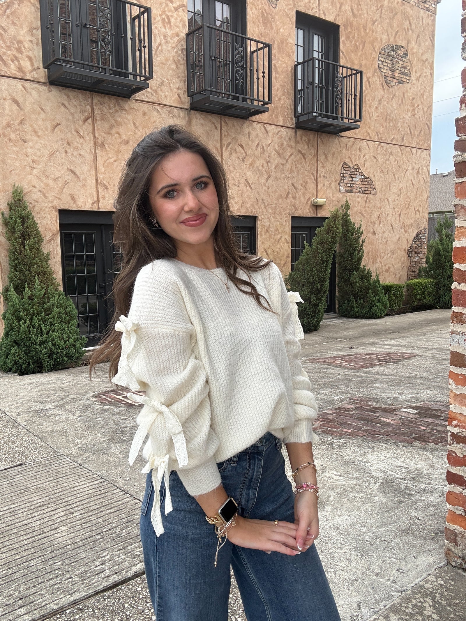 Softly Knotted Sweater