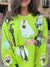 Queen of Sparkles Lime Green Halloween Dog Sweatshirt