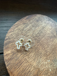 Mini Cross Earrings