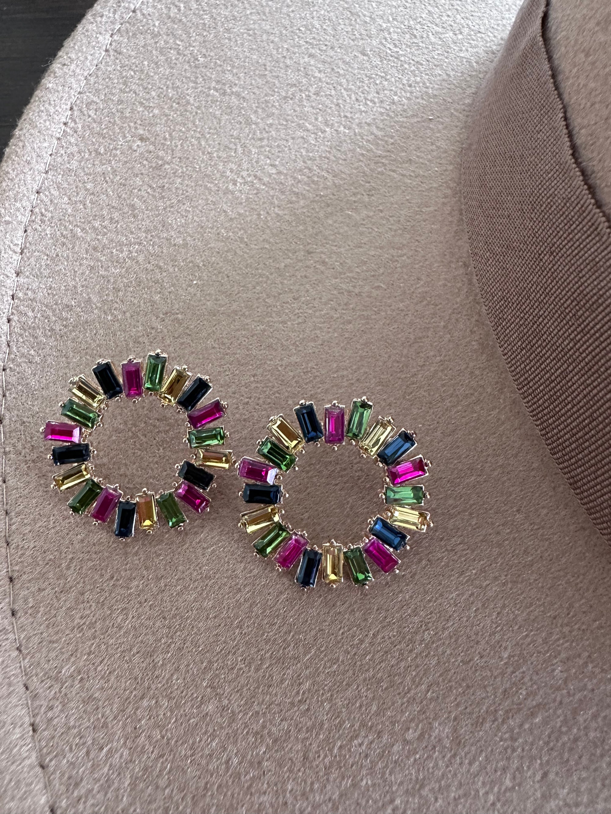 Around With Color Earrings