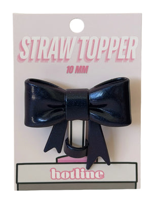 Bow Straw Toppers