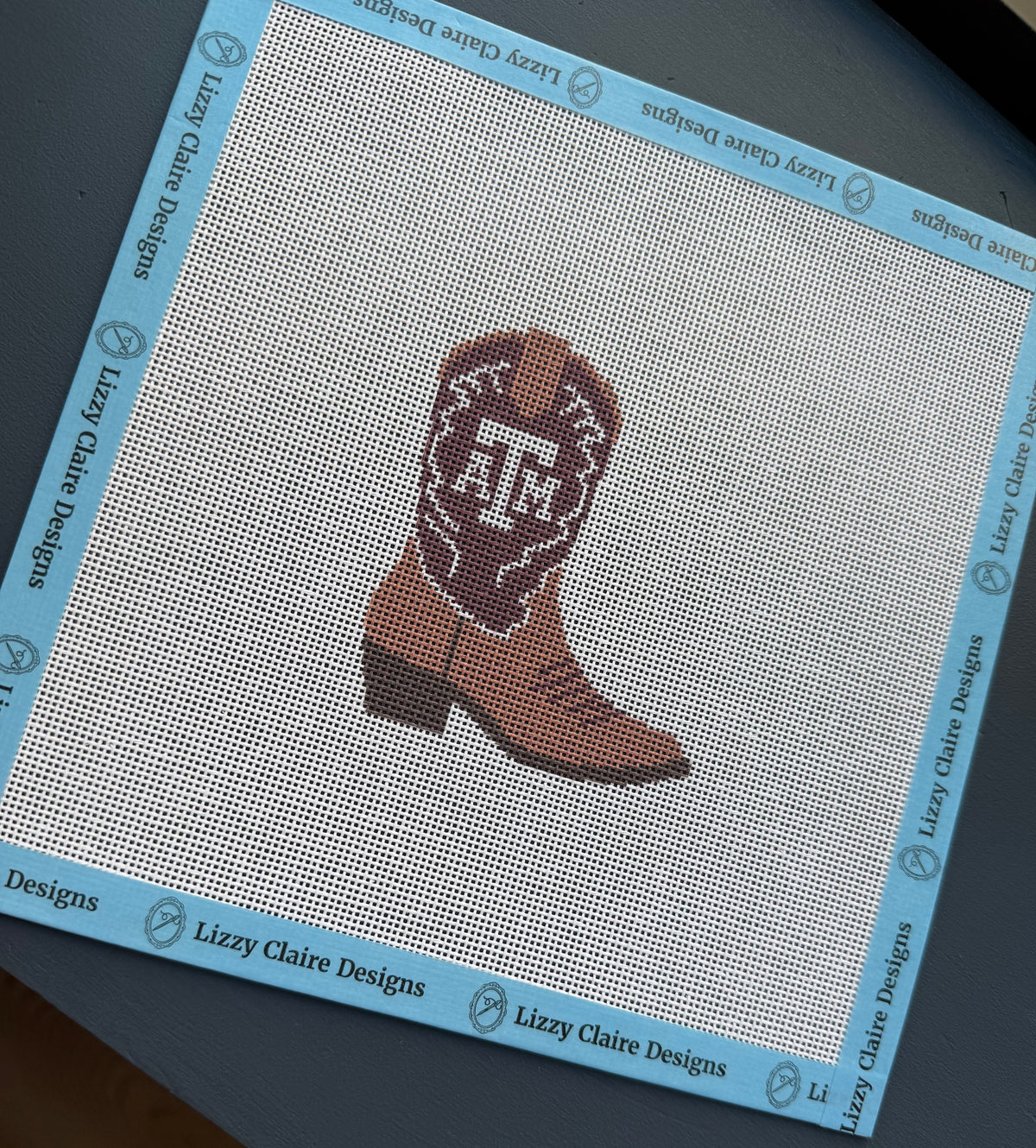 ATM Boot Needlepoint Canvas