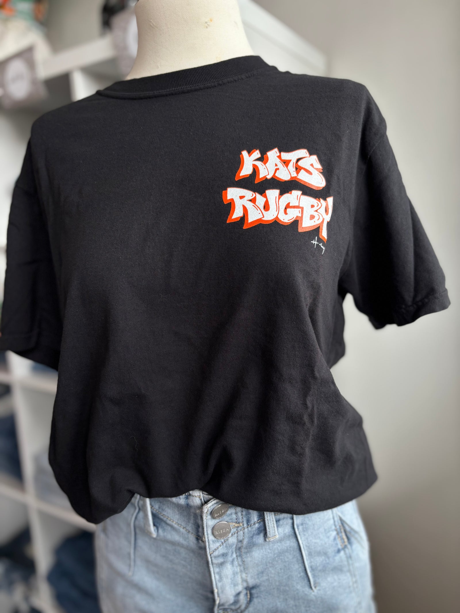 Bearkat Rugby Comfort Colors Tee