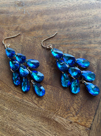 Iridescent Drop Petal Earring