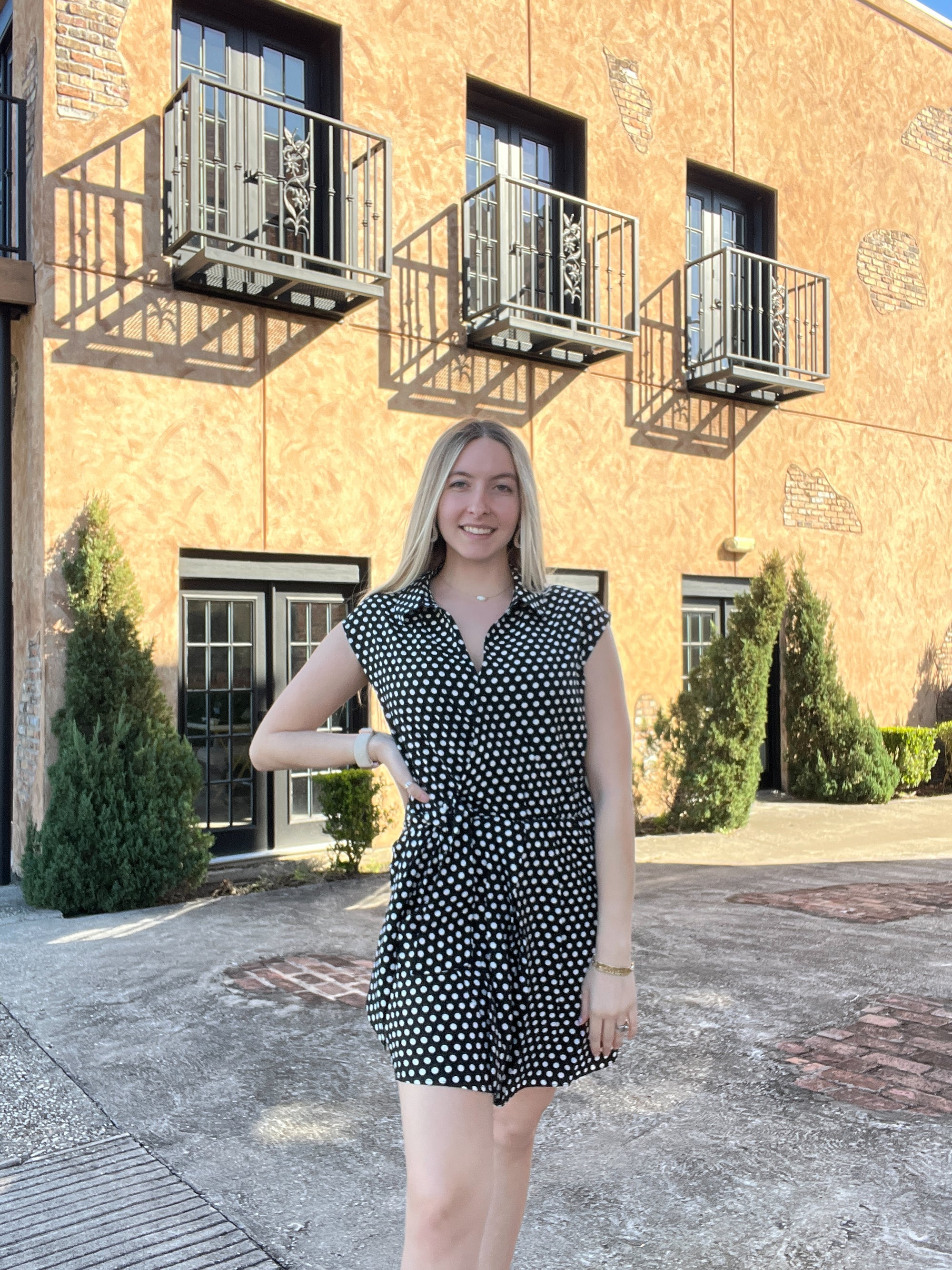 Polka Dot Playsuit