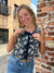 The Floral Eyelet Vest