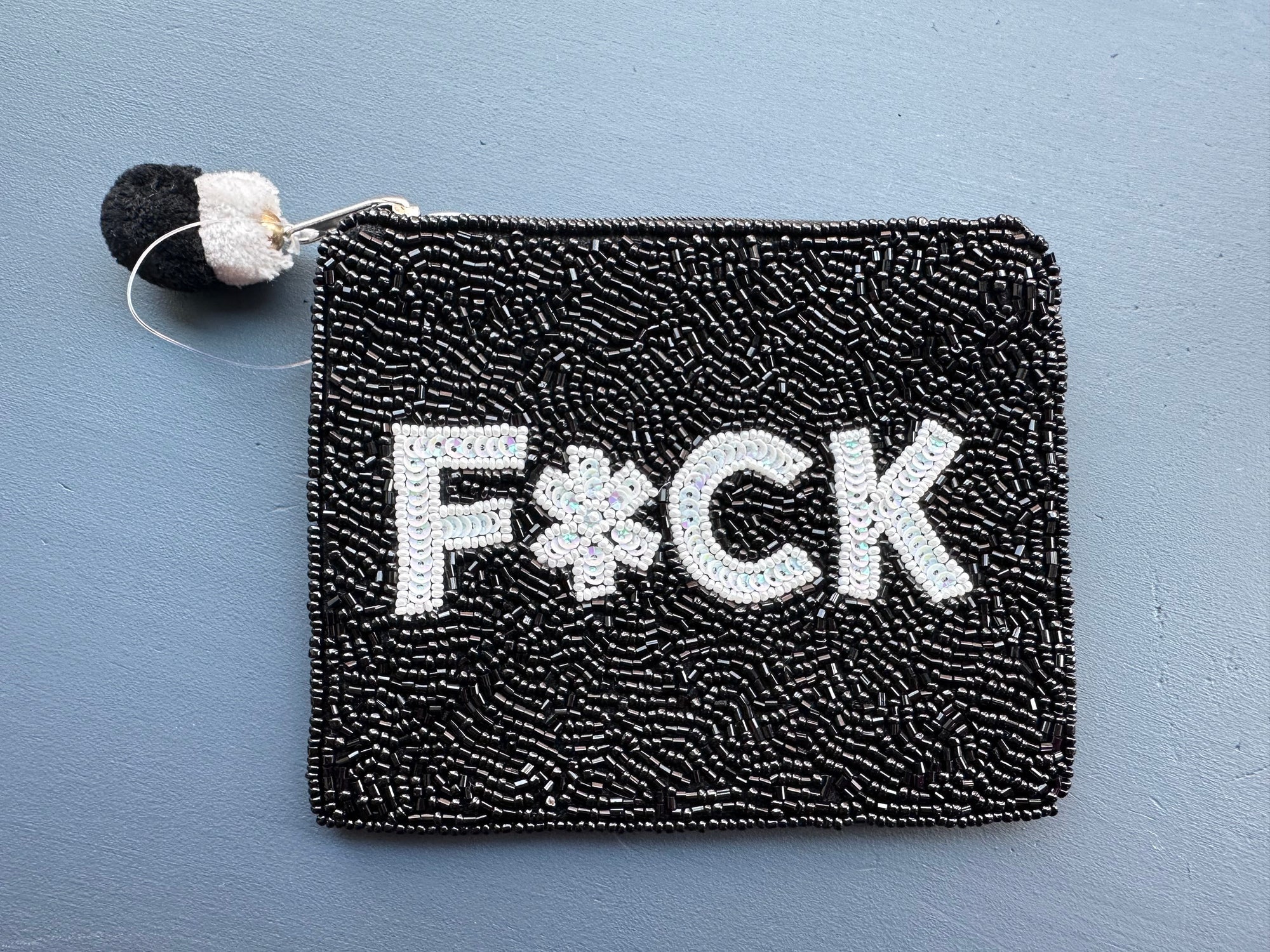 F*ck Beaded Pouch