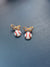 Baseball & Bow Earrings