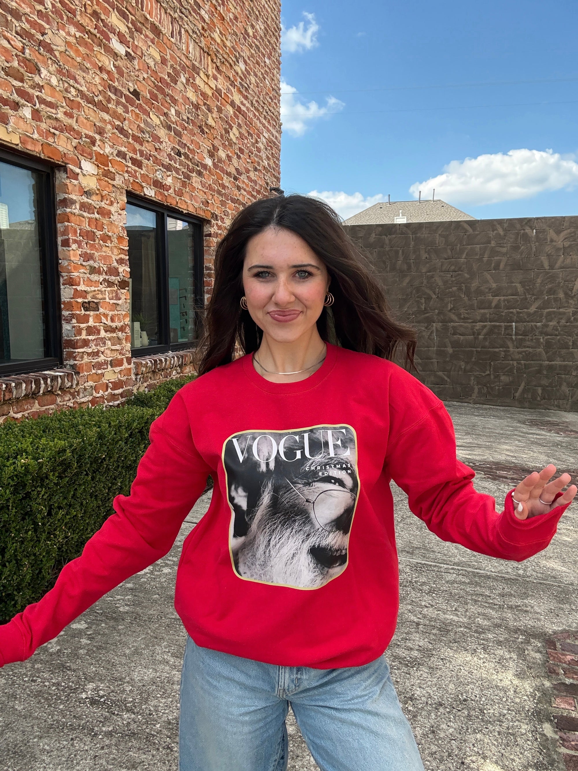 Vogue Santa Sweatshirt