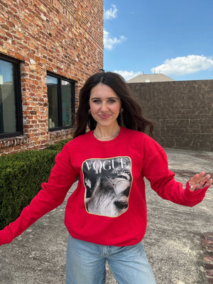 Vogue Santa Sweatshirt