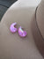 Pink Waterdrop Earrings