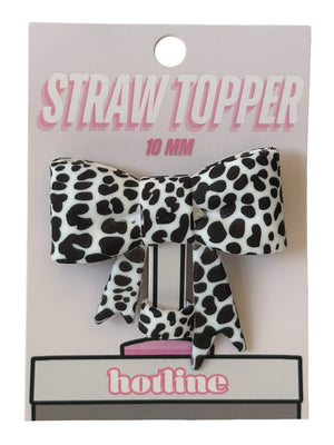 Bow Straw Toppers
