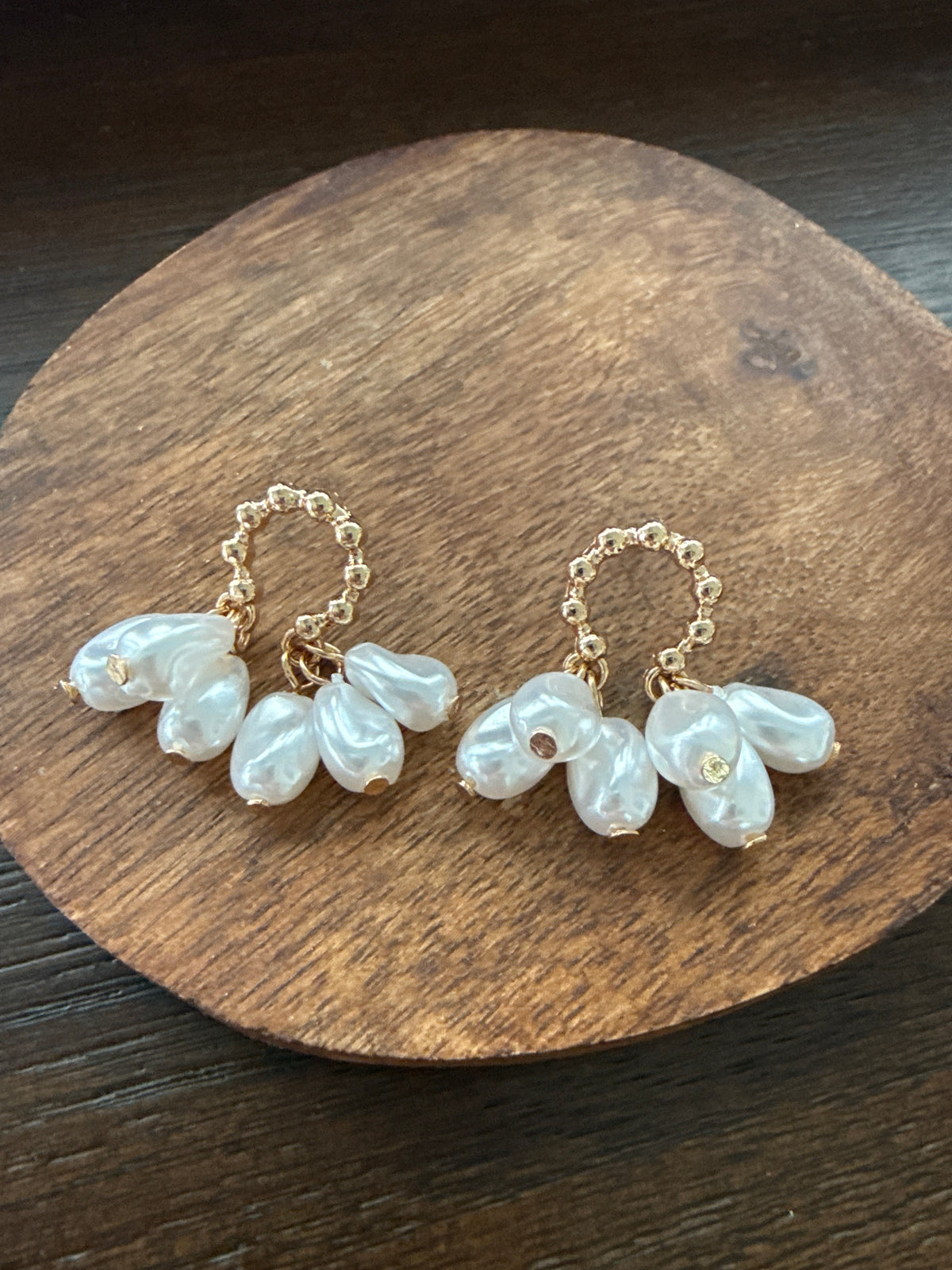 Pearly Drop Earrings