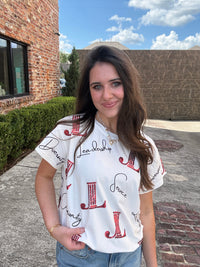Queen of Sparkles Licensed Junior League Custom Tee