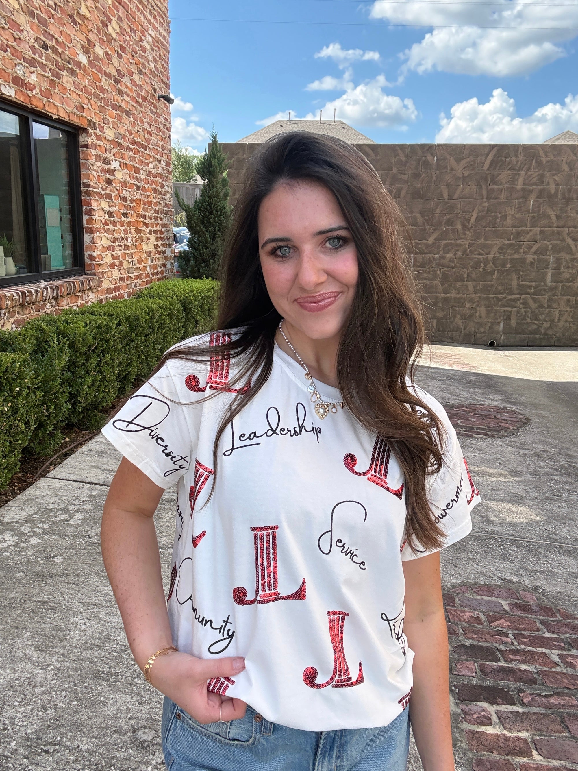 Queen of Sparkles Licensed Junior League Custom Tee