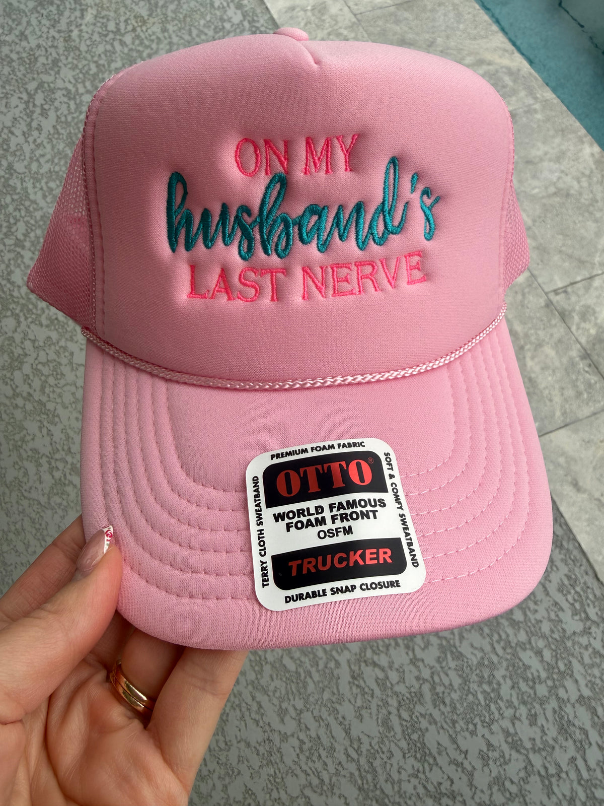 On My Husband's Last Nerve Hat