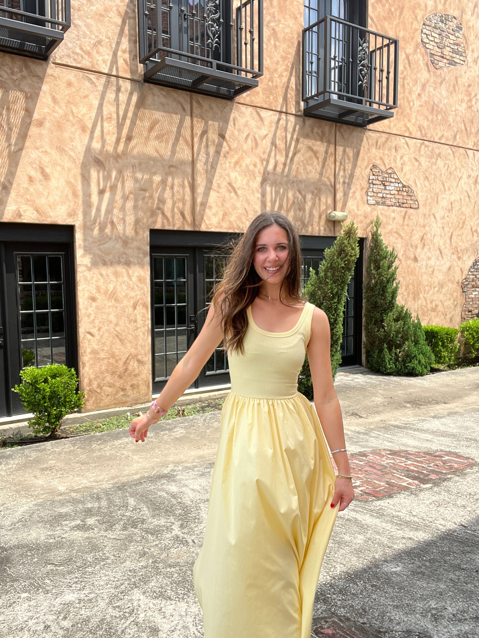 Lemon Drop Midi Dress